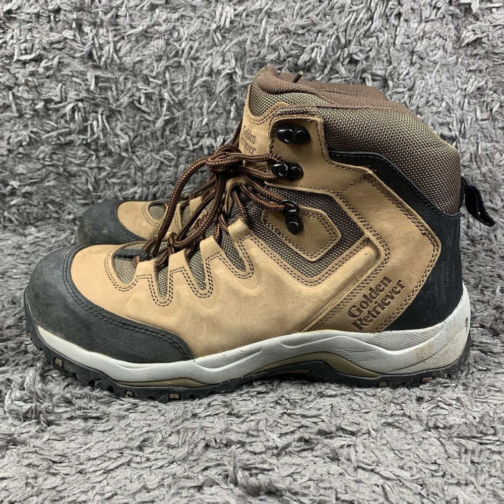 Golden Retriever Steel Toe Waterproof Mens Work Shoe Non Slip Safety EH Size 11